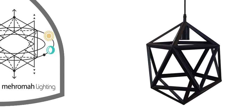 لوستر مدرن شش ضلعی ، کاربردی برای اجاره نشین ها