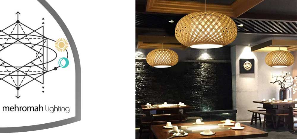 استفاده از چراغ‌های حصیری در مکان های عمومی و رستوران ها